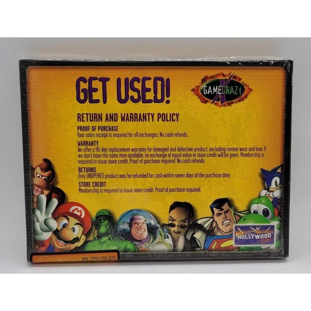 Hollywood Video Game Box With Sonic Spinball (Sega Genesis, 1993) cartridge only